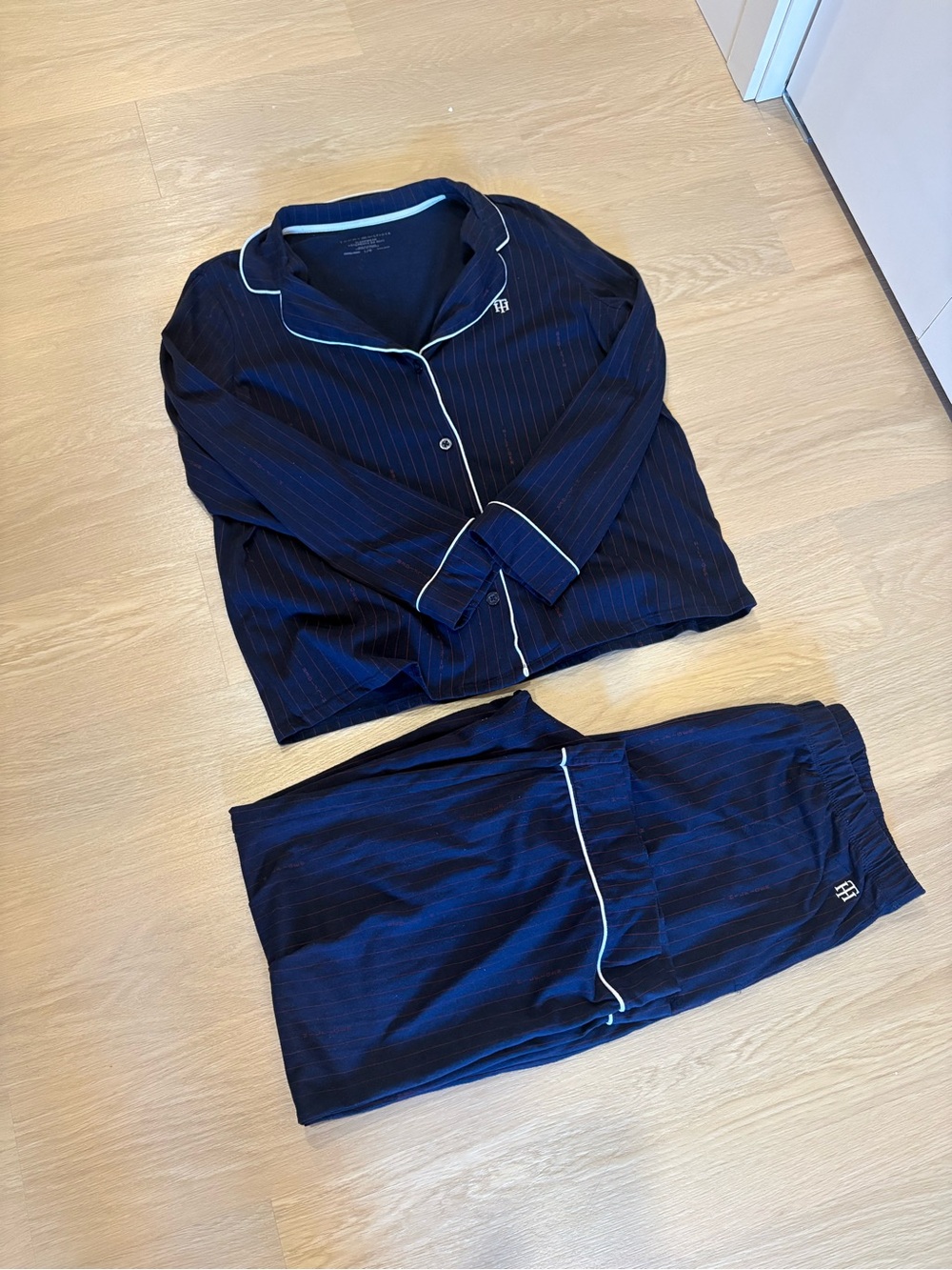 Tommy Hilfiger Navy Pajama Set